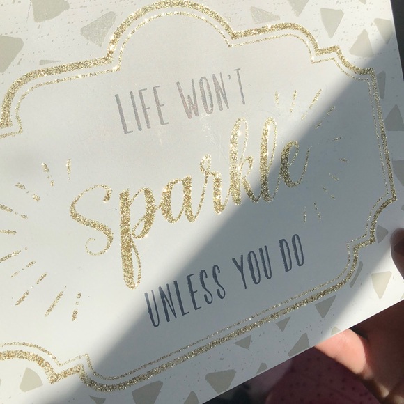 “Life won’t sparkle unless you do” glitter sign ✨ - Picture 3 of 4